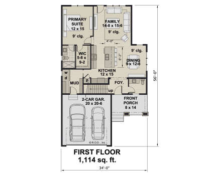 Main Floor  for House Plan #098-00573