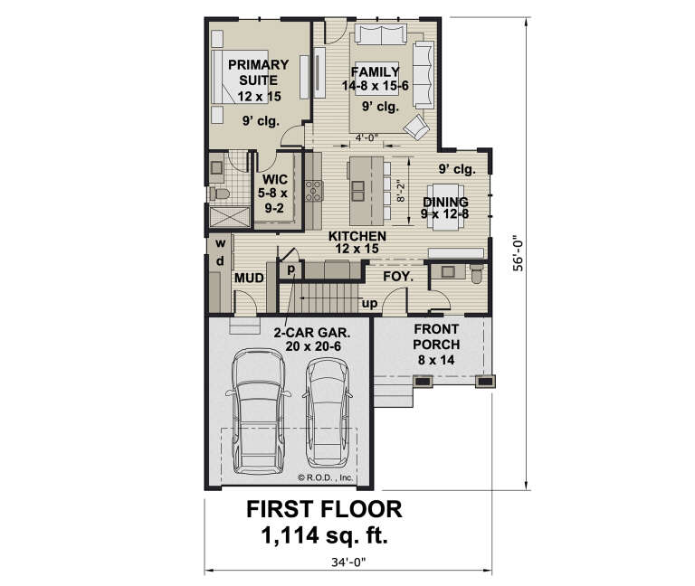 House Plan House Plan #33147 Drawing 1