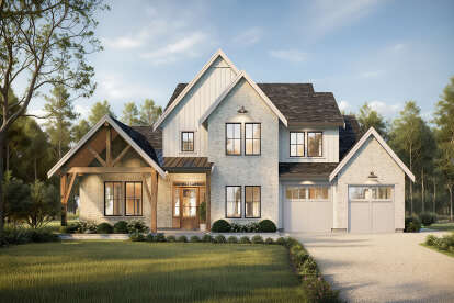European House Plan #8937-00109 Elevation Photo