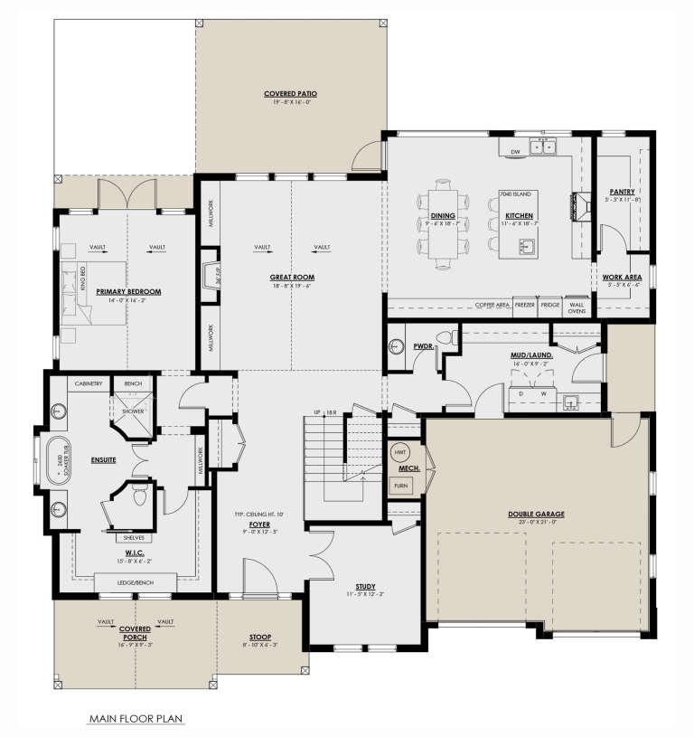 House Plan House Plan #33148 Drawing 1