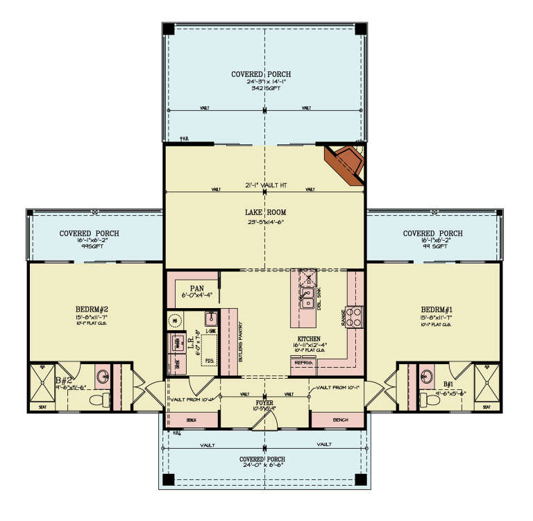 House Plan House Plan #33149 Drawing 1