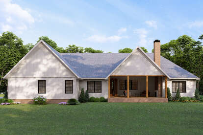 Modern Farmhouse House Plan #7568-00036 Elevation Photo