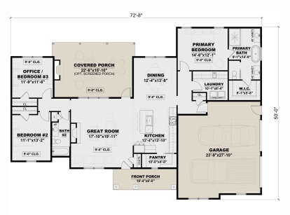 Main Floor  for House Plan #7568-00036