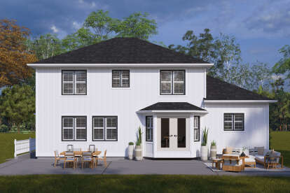 Traditional House Plan #2802-00396 Elevation Photo
