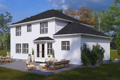 Traditional House Plan #2802-00396 Elevation Photo