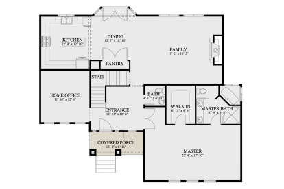 Main Floor  for House Plan #2802-00396