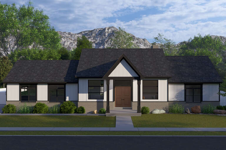 House Plan House Plan #33153 Front Elevation 