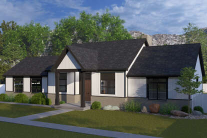 Traditional House Plan #2802-00397 Elevation Photo
