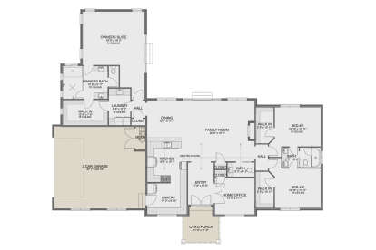 Main Floor  for House Plan #2802-00397