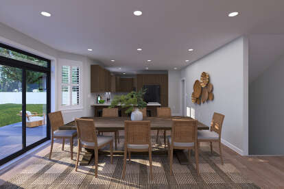 Modern Transitional House Plan #2802-00398 Additional Photo