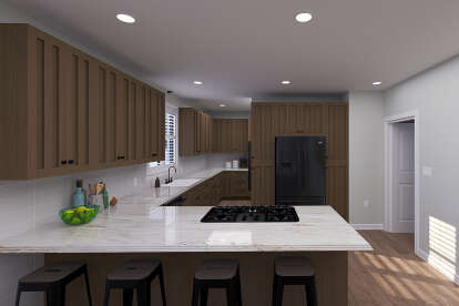 Modern Transitional House Plan #2802-00398 Additional Photo