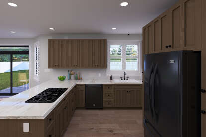 Modern Transitional House Plan #2802-00398 Additional Photo