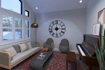 Modern Transitional House Plan #2802-00398 Additional Photo