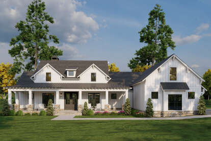 Modern Farmhouse House Plan #8318-00426 Elevation Photo