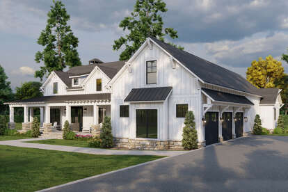 Modern Farmhouse House Plan #8318-00426 Elevation Photo