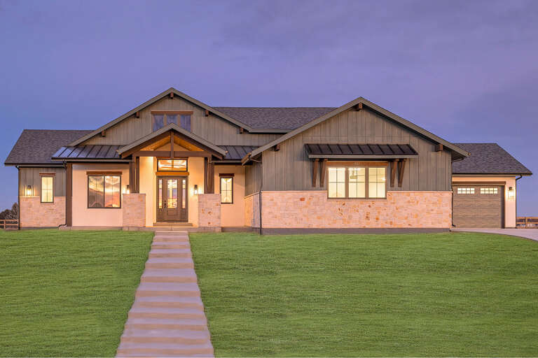 House Plan House Plan #33156 Front Elevation 