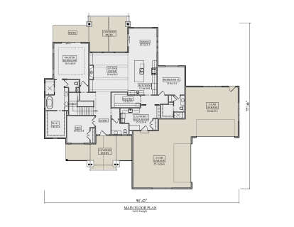 Main Floor  for House Plan #5631-00275