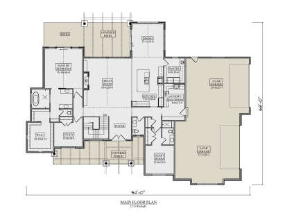Main Floor  for House Plan #5631-00276