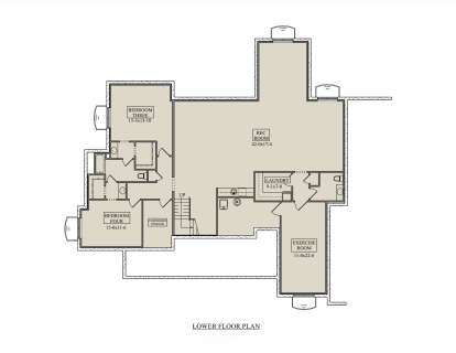 Basement for House Plan #5631-00276