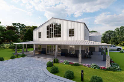 Barn House Plan #625-00036 Elevation Photo