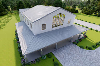 Barn House Plan #625-00036 Elevation Photo