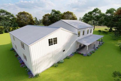Barn House Plan #625-00036 Elevation Photo
