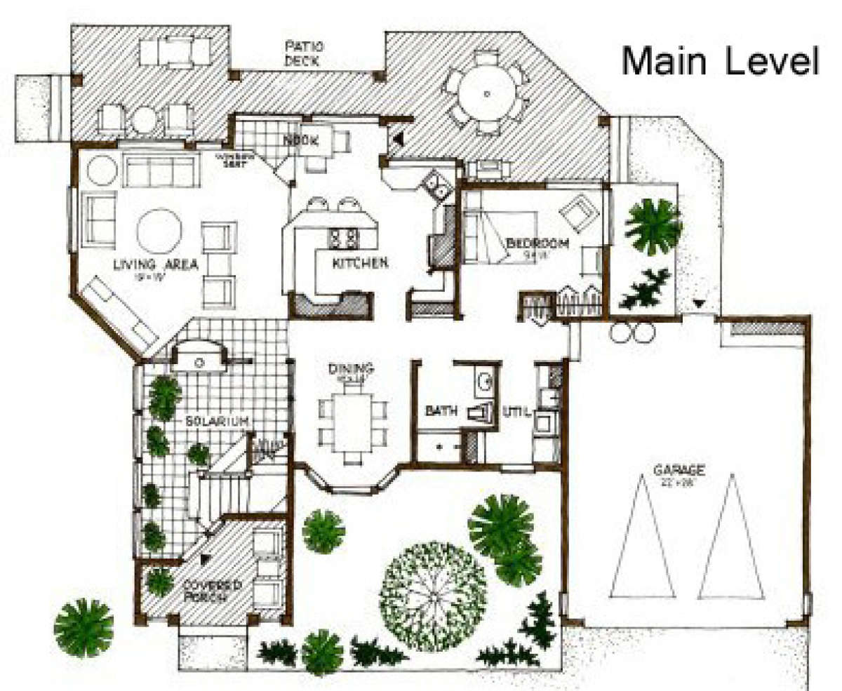Floorplan 1 for House Plan #192-00014
