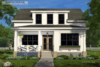 Modern Farmhouse House Plan #098-00575 Elevation Photo