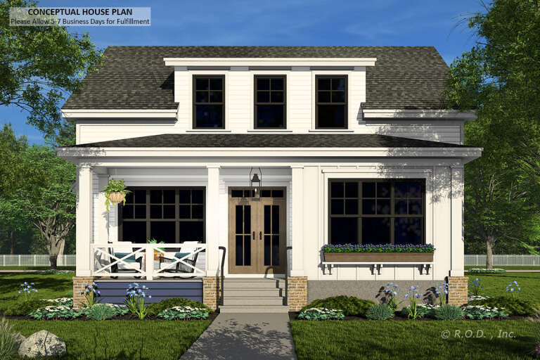 House Plan House Plan #33160 Front Elevation 
