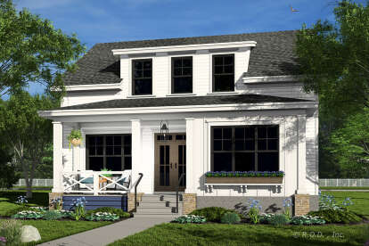 Modern Farmhouse House Plan #098-00575 Elevation Photo