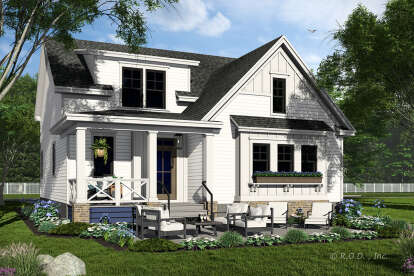 Modern Farmhouse House Plan #098-00575 Elevation Photo