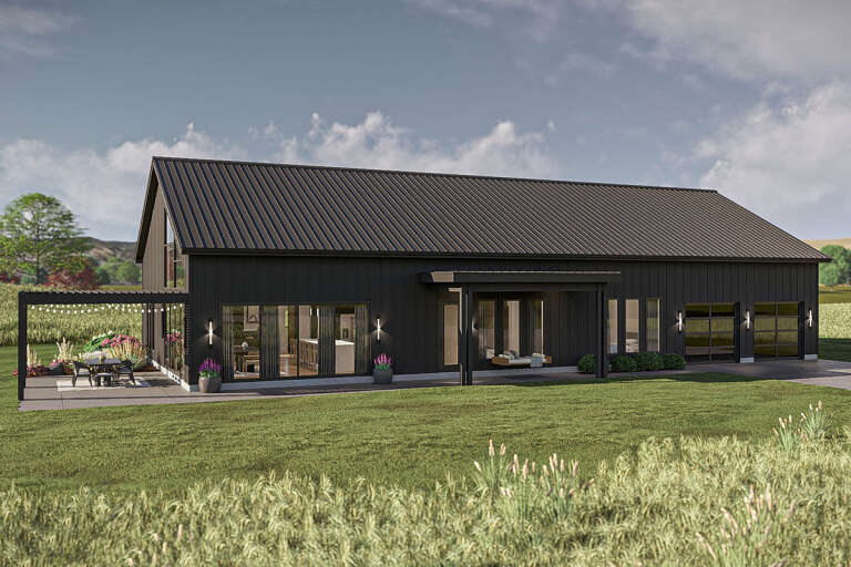 House Plan House Plan #33161 Angled Front Elevation