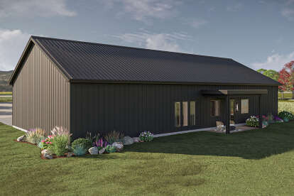 Barn House Plan #963-01145 Elevation Photo
