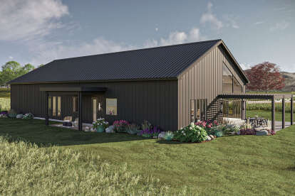 Barn House Plan #963-01145 Elevation Photo