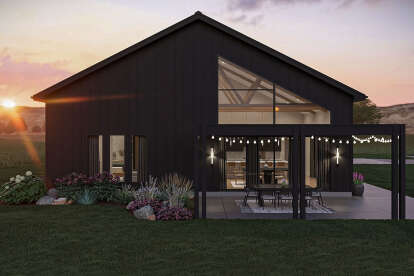 Barn House Plan #963-01145 Elevation Photo