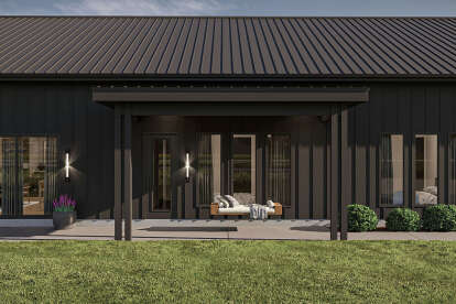 Barn House Plan #963-01145 Elevation Photo