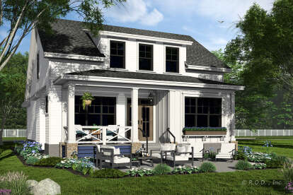 Modern Farmhouse House Plan #098-00576 Elevation Photo