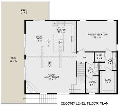 Second Floor for House Plan #940-01295