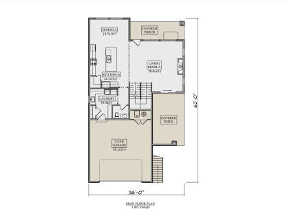 Main Floor  for House Plan #5631-00277