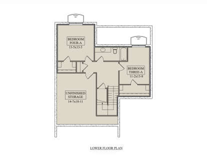 Basement for House Plan #5631-00277