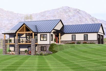 Craftsman House Plan #5032-00349 Elevation Photo
