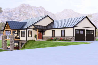 Craftsman House Plan #5032-00349 Elevation Photo