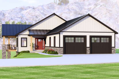 Craftsman House Plan #5032-00349 Elevation Photo