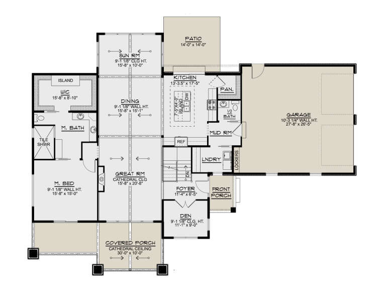 House Plan House Plan #33169 Drawing 1
