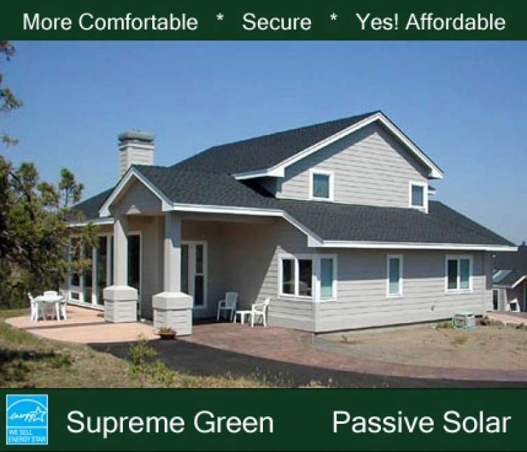 Energy Efficient House Plan #192-00015 Elevation Photo