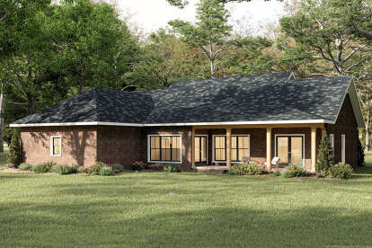 Modern Farmhouse House Plan #1776-00156 Elevation Photo
