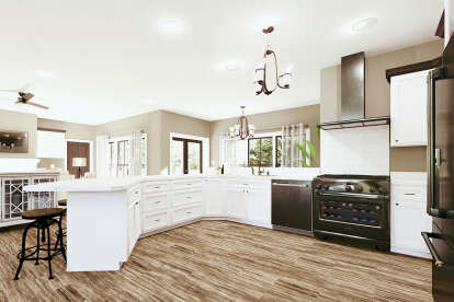 Modern Farmhouse House Plan #1776-00156 Additional Photo