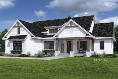 Modern Farmhouse House Plan #098-00578 Elevation Photo