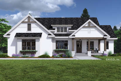 Modern Farmhouse House Plan #098-00578 Elevation Photo