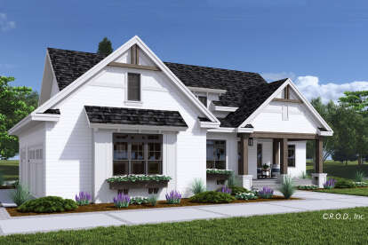 Modern Farmhouse House Plan #098-00578 Elevation Photo